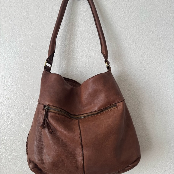 Marta Ponti Portugal Brown Leather Woven Tote Bag - Picture 5 of 11